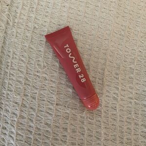 New Tower 28 LipSoftie Hydrating Tinted Lip Treatment Gloss Balm Red Bean Mochi